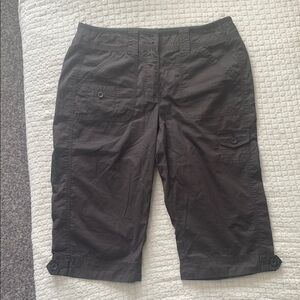 Reitmans Dark Grey/Brown Capris